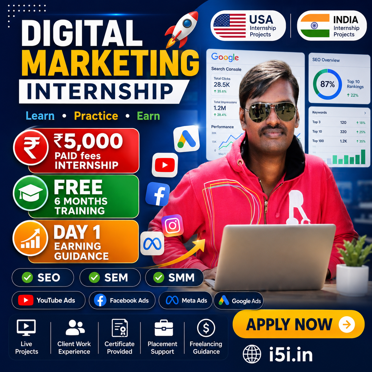 Digital Marketing Internship