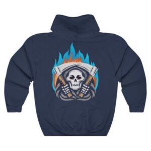 Scythe Fire Ring Aesthetic Skull Hoodies