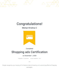 Shopping ads Certification _ Google-1